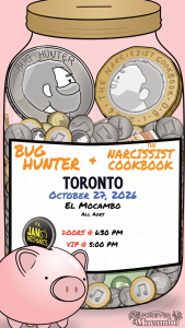 Bug Hunter / The Narcissist Cookbook + Jam Mechanics